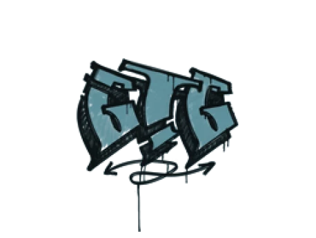 Sealed Graffiti | GTG (Wire Blue)