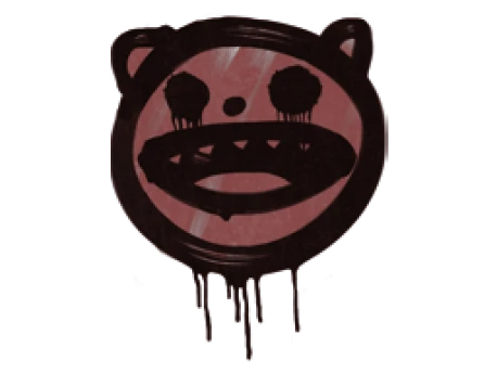 Sealed Graffiti | Happy Cat (Brick Red)