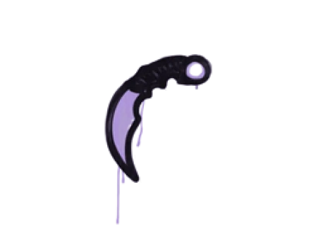 Sealed Graffiti | Karambit (Violent Violet)