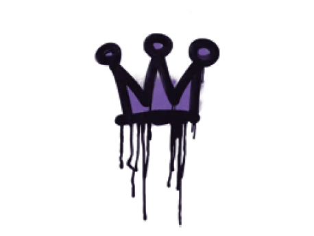 Sealed Graffiti | Little Crown (Monster Purple)
