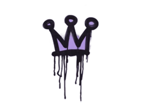 Sealed Graffiti | Little Crown (Violent Violet)
