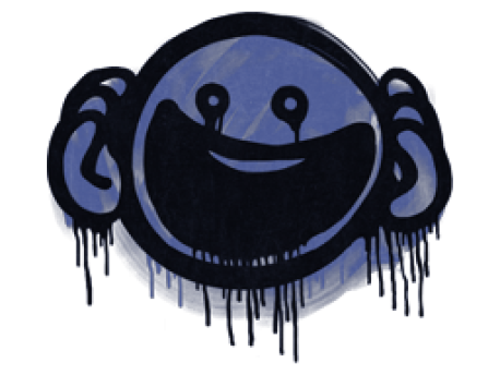 Sealed Graffiti | OMG (SWAT Blue)