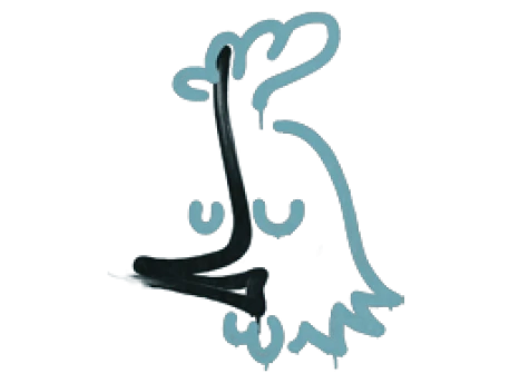 Sealed Graffiti | Recoil AK-47 (Wire Blue)