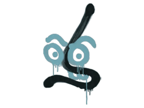 Sealed Graffiti | Recoil MP7 (Wire Blue)