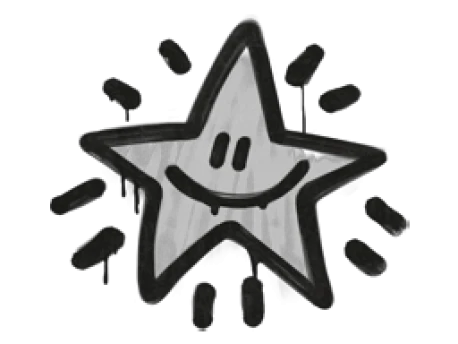 Sealed Graffiti | Shining Star (Shark White)