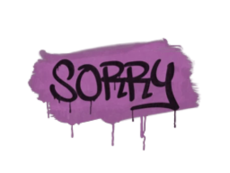 Sealed Graffiti | Sorry (Bazooka Pink)