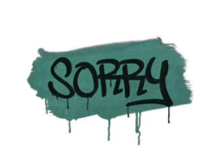 Sealed Graffiti | Sorry (Frog Green)