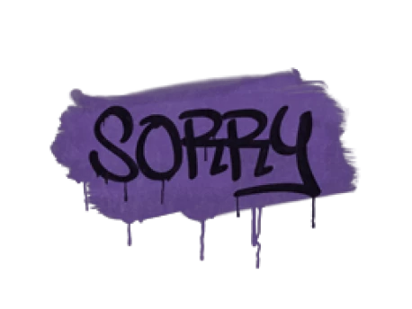 Sealed Graffiti | Sorry (Monster Purple)