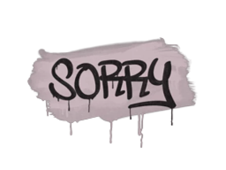 Sealed Graffiti | Sorry (War Pig Pink)