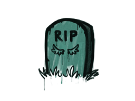 Sealed Graffiti | Tombstone (Frog Green)