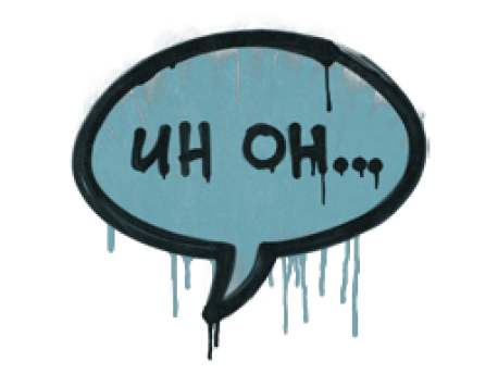 Sealed Graffiti | Uh Oh (Wire Blue)