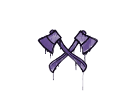 Sealed Graffiti | X-Axes (Monster Purple)