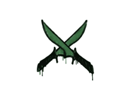 Sealed Graffiti | X-Knives (Jungle Green)