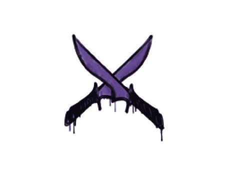 Sealed Graffiti | X-Knives (Monster Purple)