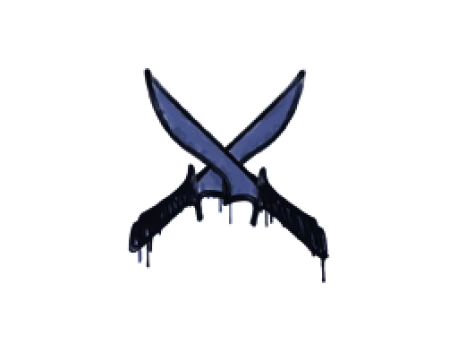 Sealed Graffiti | X-Knives (SWAT Blue)