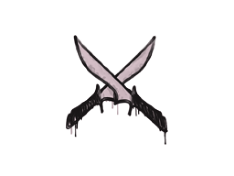 Sealed Graffiti | X-Knives (War Pig Pink)