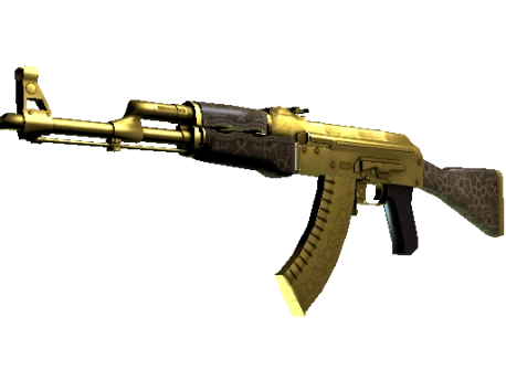 Souvenir AK-47 | Gold Arabesque (Well-Worn)