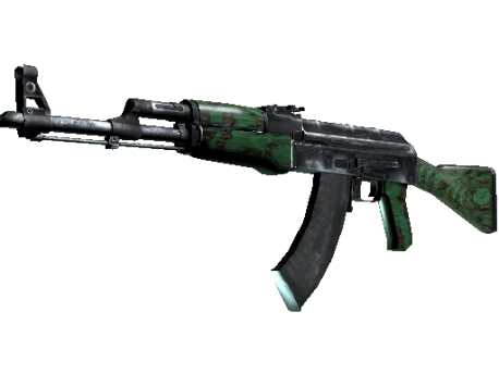 Souvenir AK-47 | Green Laminate (Well-Worn)