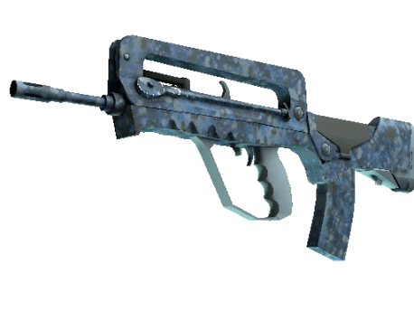 Souvenir FAMAS | Cyanospatter (Minimal Wear)