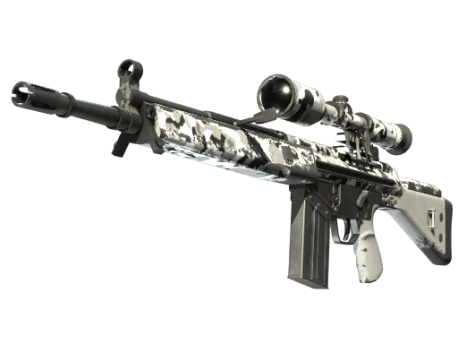 Souvenir G3SG1 | Polar Camo (Well-Worn)