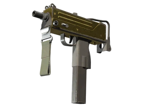 Souvenir MAC-10 | Gold Brick (Battle-Scarred)