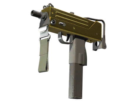 Souvenir MAC-10 | Gold Brick (Minimal Wear)