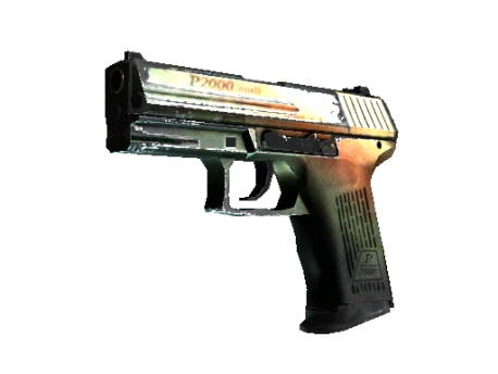 Souvenir P2000 | Amber Fade (Well-Worn)