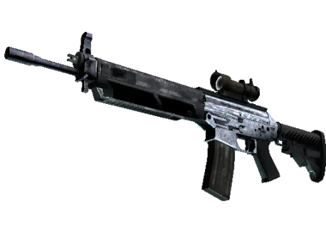 Souvenir SG 553 | Damascus Steel (Factory New)