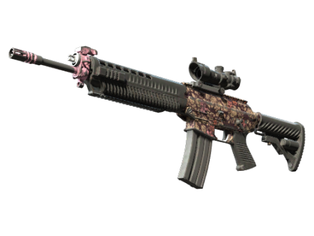 Souvenir SG 553 | Desert Blossom (Battle-Scarred)
