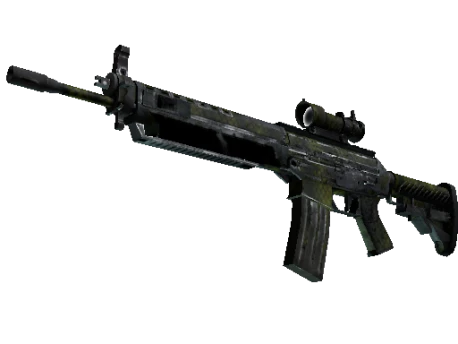 Souvenir SG 553 | Gator Mesh (Battle-Scarred)