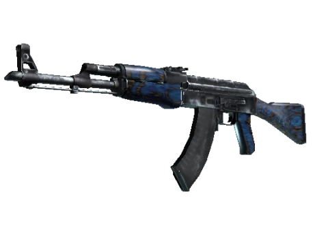 StatTrak™ AK-47 | Blue Laminate (Well-Worn)