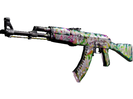 StatTrak™ AK-47 | Head Shot (Well-Worn)