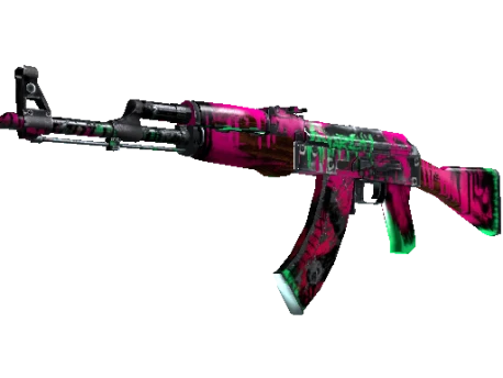 StatTrak™ AK-47 | Neon Revolution (Battle-Scarred)