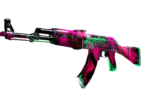 StatTrak™ AK-47 | Neon Revolution (Well-Worn)