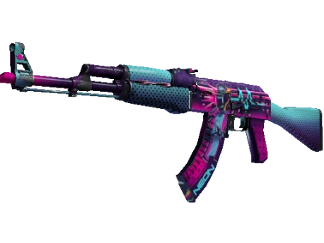 StatTrak™ AK-47 | Neon Rider (Well-Worn)