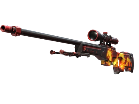 StatTrak™ AWP | Дикое пламя (После полевых испытаний)