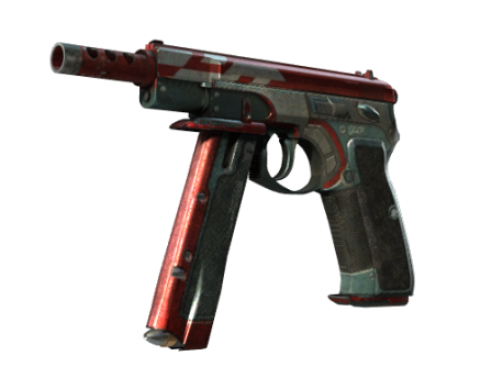 StatTrak™ CZ75-Auto | Red Astor (Battle-Scarred)