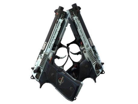 StatTrak™ Dual Berettas | Dezastre (Well-Worn)