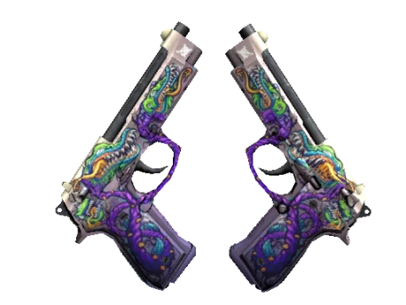 StatTrak™ Dual Berettas | Flora Carnivora (Factory New)