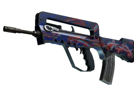 StatTrak™ FAMAS | Afterimage (Well-Worn)