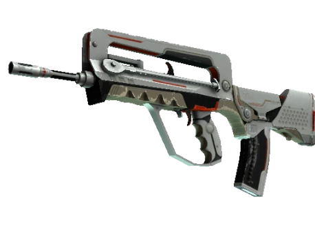 StatTrak™ FAMAS | Mecha Industries (Well-Worn)