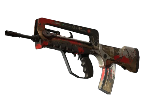 StatTrak™ FAMAS | Roll Cage (Battle-Scarred)