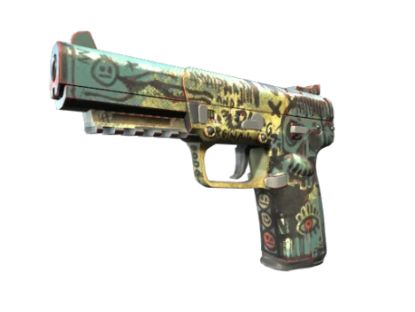 StatTrak™ Five-SeveN | Scrawl (Well-Worn)