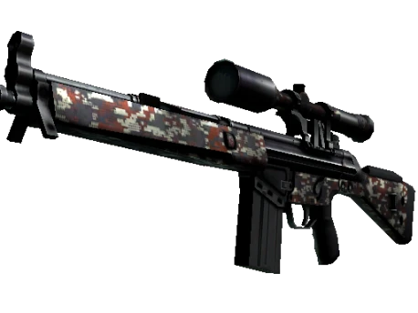 StatTrak™ G3SG1 | Digital Mesh (Battle-Scarred)