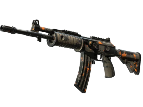 StatTrak™ Galil AR | Orange DDPAT (Battle-Scarred)