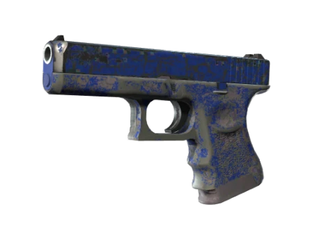 StatTrak™ Glock-18 | Blue Fissure (Battle-Scarred)