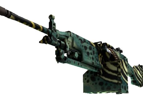 StatTrak™ M249 | Emerald Poison Dart (Прямо с завода)