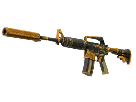 StatTrak™ M4A1-S | Golden Coil (Battle-Scarred)