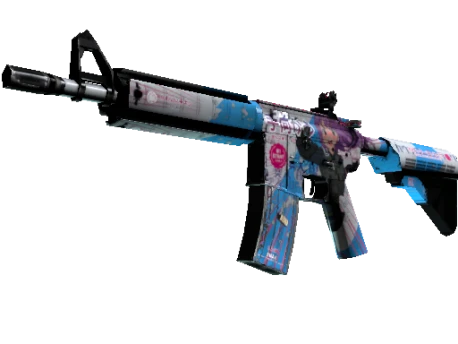 StatTrak™ M4A4 | Temukau (Well-Worn)