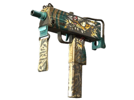 StatTrak™ MAC-10 | Cat Fight (Battle-Scarred)